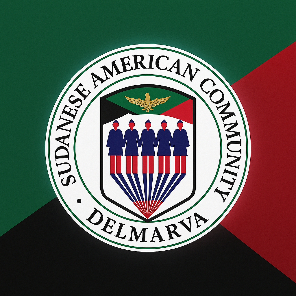 Sudanese American Community – Delmarva Logo